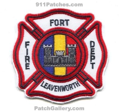 Fort Leavenworth Fire Department US Army Military Patch (Kansas)
Scan By: PatchGallery.com
Keywords: ft. dept.