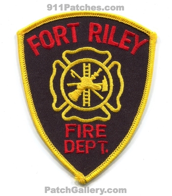 Fort Riley Fire Department Patch (Kansas)
Scan By: PatchGallery.com
Keywords: ft. dept.