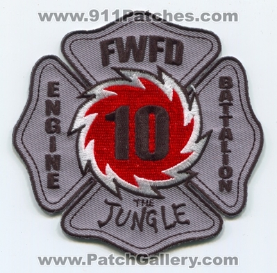 Fort Wayne Fire Department Station 10 Patch (Indiana)
Scan By: PatchGallery.com
Keywords: ft. dept. fwfd engine battalion company co. the jungle