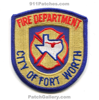 Fort Worth Fire Department Patch (Texas)
Scan By: PatchGallery.com
Keywords: ft. dept. city of