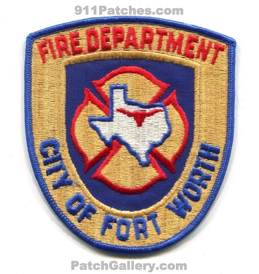 Fort Worth Fire Department Patch (Texas)
Scan By: PatchGallery.com
Keywords: city of ft. dept.