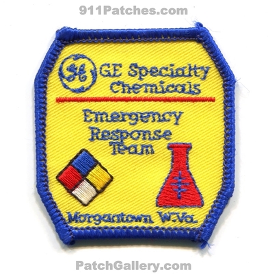 GE Specialty Chemicals Plant Emergency Response Team ERT Morgantown Patch (West Virginia)
Scan By: PatchGallery.com
Keywords: fire department dept. hazmat haz-mat