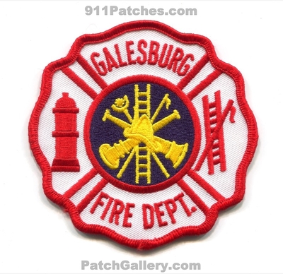 Galesburg Fire Department Patch (Illinois)
Scan By: PatchGallery.com
Keywords: dept.