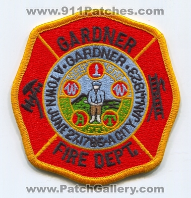 Gardner Fire Department Patch (Massachusetts)
Scan By: PatchGallery.com
Keywords: dept.
