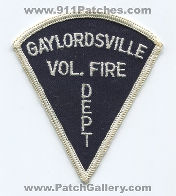 Gaylordsville Volunteer Fire Department Patch (Connecticut)
Scan By: PatchGallery.com
Keywords: vol. dept.
