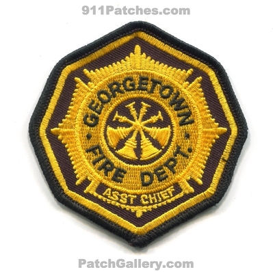 Georgetown Fire Department Assistant Chief Patch (Kentucky)
Scan By: PatchGallery.com
Keywords: dept. asst.