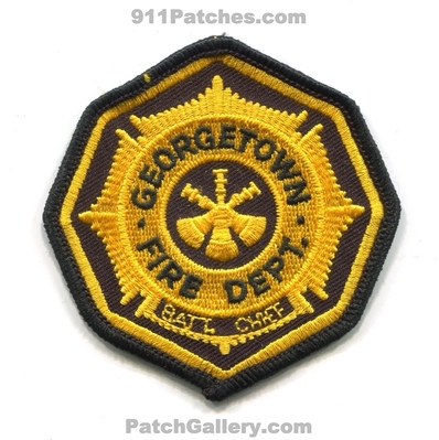 Georgetown Fire Department Battalion Chief Patch (Kentucky)
Scan By: PatchGallery.com
Keywords: dept. batt.