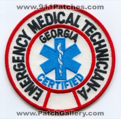 Georgia State Certified Emergency Medical Technician EMT-A Patch (Georgia)
Scan By: PatchGallery.com
Keywords: emt ems
