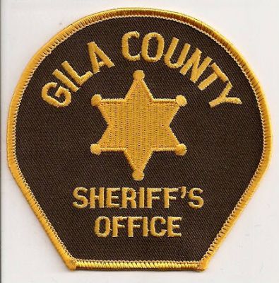 Gila County Sheriff's Office
Thanks to EmblemAndPatchSales.com for this scan.
Keywords: arizona sheriffs