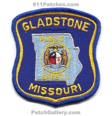 Gladstone Public Safety Department Police Patch (Missouri)
Scan By: PatchGallery.com
Keywords: dept. of dps