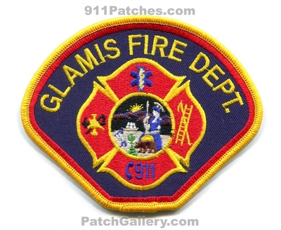Glamis Fire Department Patch (California)
Scan By: PatchGallery.com
Keywords: dept. imperial sand dunes recreation area