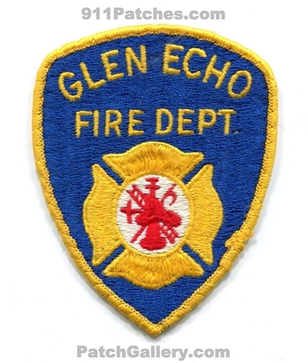 Glen Echo Fire Department Patch (Maryland)
Scan By: PatchGallery.com
Keywords: dept.