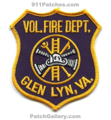 Glen Lyn Volunteer Fire Department Patch (Virginia)
Scan By: PatchGallery.com
Keywords: vol. dept.