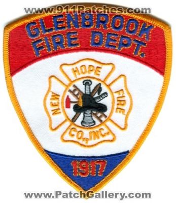 Glenbrook Fire Department New Hope Company Inc Patch (Connecticut)
Scan By: PatchGallery.com
Keywords: dept. co. inc.