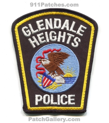 Glendale Heights Police Department Patch (Illinois)
Scan By: PatchGallery.com
Keywords: dept.