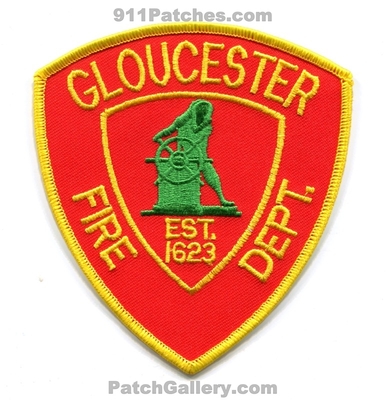 Gloucester Fire Department Patch (Massachusetts)
Scan By: PatchGallery.com
Keywords: dept. est. 1623
