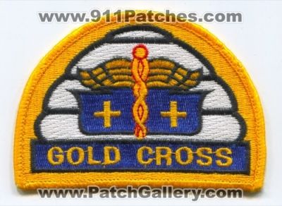 Gold Cross Ambulance Patch (Utah)
Scan By: PatchGallery.com
Keywords: ems