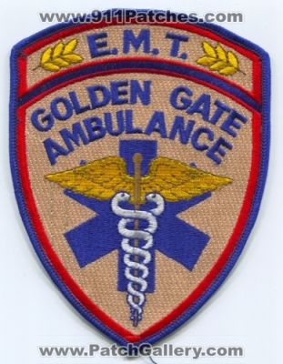 Golden Gate Ambulance EMT (California)
Scan By: PatchGallery.com
Keywords: EMS e.m.t.