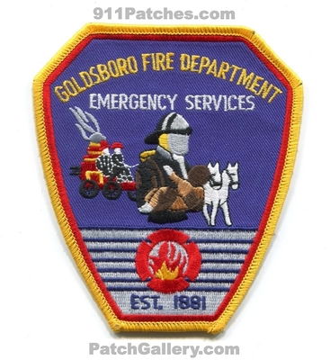 Goldsboro Fire Department Emergency Services Patch (North Carolina)
Scan By: PatchGallery.com
Keywords: dept. es est. 1881