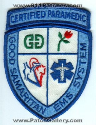 Good Samaritan EMS System Certified Paramedic (Illinois)
Scan By: PatchGallery.com
