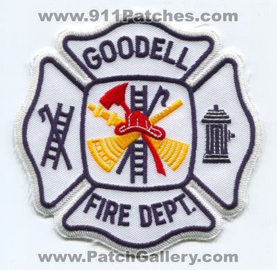 Goodell Fire Department Patch (Iowa)
Scan By: PatchGallery.com
Keywords: dept.