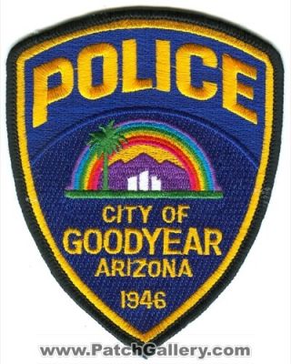 Goodyear Police (Arizona)
Scan By: PatchGallery.com 
Keywords: city of
