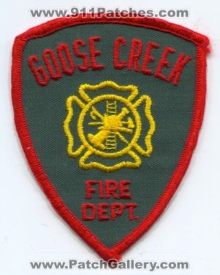 Goose Creek Fire Department (South Carolina)
Scan By: PatchGallery.com
Keywords: dept.