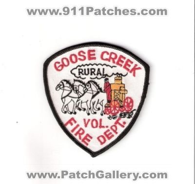 Goose Creek Rural Volunteer Fire Department (South Carolina)
Thanks to Bob Brooks for this scan.
Keywords: vol. dept.