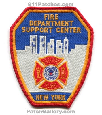Governors Island Fire Department Support Center USCG Military Patch (New York)
Scan By: PatchGallery.com
Keywords: dept.