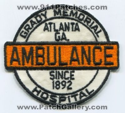 Grady Memorial Hospital Ambulance (Georgia)
Scan By: PatchGallery.com
Keywords: EMS Atlanta ga.