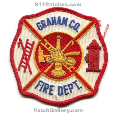 Graham County Fire Department Patch (Kansas)
Scan By: PatchGallery.com
Keywords: co. dept.