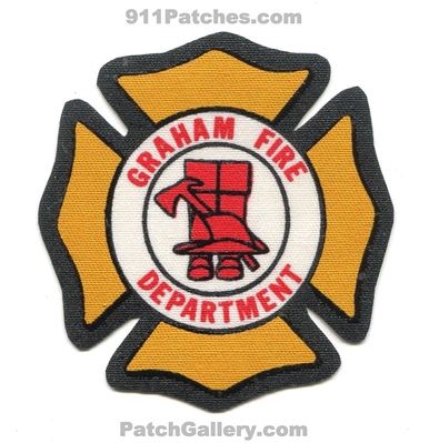 Graham Fire Department Patch (North Carolina) (Silkscreen)
Scan By: PatchGallery.com
Keywords: dept.