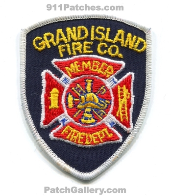 Grand Island Fire Company Member Department Patch (New York)
Scan By: PatchGallery.com
Keywords: co. dept.