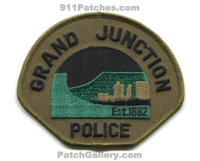 Grand Junction Police Department Patch (Colorado)
Scan By: PatchGallery.com
Keywords: city of jct. dept. est. 1882