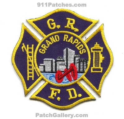 Grand Rapids Fire Department Patch (Michigan)
Scan By: PatchGallery.com
Keywords: dept. grfd g.r.f.d.