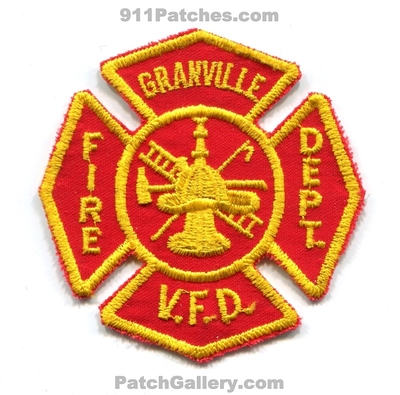 Granville Volunteer Fire Department Patch (Connecticut)
Scan By: PatchGallery.com
Keywords: vol. dept. vfd v.f.d.
