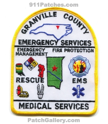 Granville County Emergency Services Patch (North Carolina)
Scan By: PatchGallery.com
Keywords: co. medical ems management em fire protection rescue
