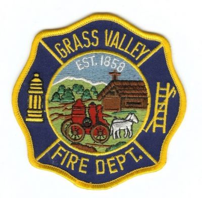 Grass Valley Fire Dept
Thanks to PaulsFirePatches.com for this scan.
Keywords: california department