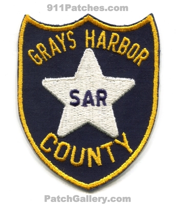 Grays Harbor County Search and Rescue SAR Patch (Washington)
Scan By: PatchGallery.com
Keywords: co. sheriffs ems