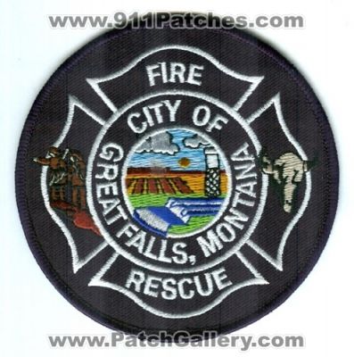 Great Falls Fire Rescue Department (Montana)
Scan By: PatchGallery.com
Keywords: city of dept.