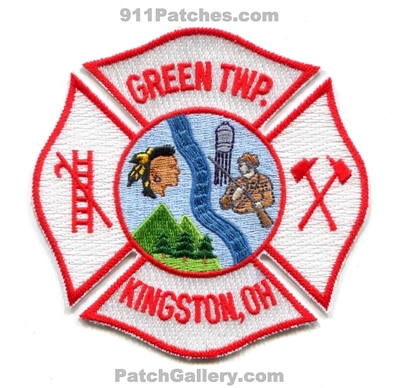 Green Township Fire Department Kingston Patch (Ohio)
Scan By: PatchGallery.com
Keywords: twp. dept.