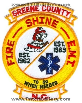 Greene County Fire (North Carolina)
Scan By: PatchGallery.com
Keywords: shine e.m.t. emt