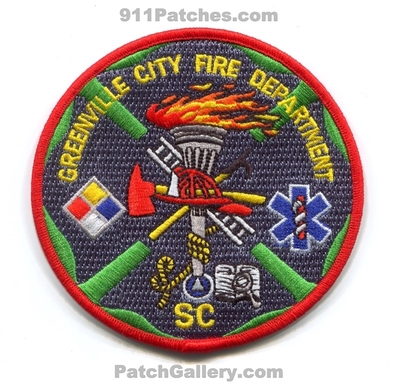 Greenville City Fire Department Patch (South Carolina)
Scan By: PatchGallery.com
Keywords: dept.