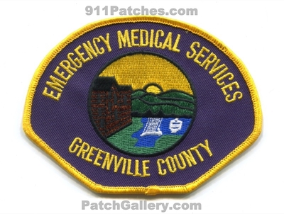 Greenville County Emergency Medical Services EMS Patch (South Carolina)
Scan By: PatchGallery.com
Keywords: co. ambulance