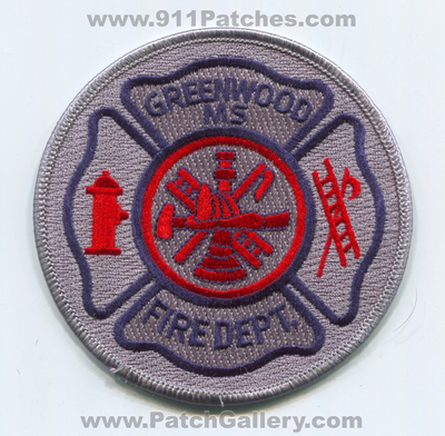 Greenwood Fire Department Patch (Mississippi)
Scan By: PatchGallery.com
Keywords: dept. ms