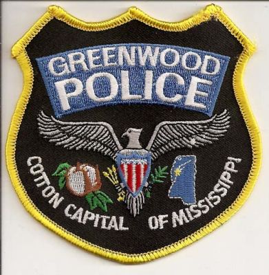 Greenwood Police
Thanks to EmblemAndPatchSales.com for this scan.
Keywords: mississippi