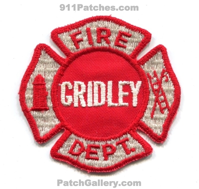 Gridley Fire Department Patch (Illinois)
Scan By: PatchGallery.com
Keywords: dept.