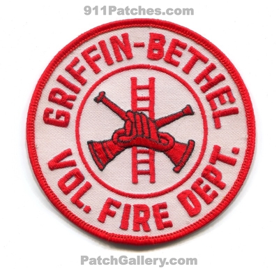 Griffin Bethel Volunteer Fire Department Patch (Indiana)
Scan By: PatchGallery.com
