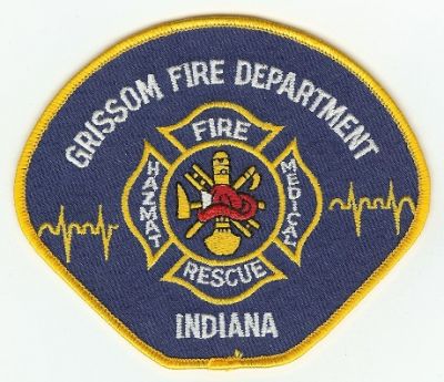 Grissom Fire Department
Thanks to PaulsFirePatches.com for this scan.
Keywords: indiana rescue