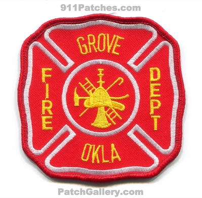 Grove Fire Department Patch (Oklahoma)
Scan By: PatchGallery.com
Keywords: dept.